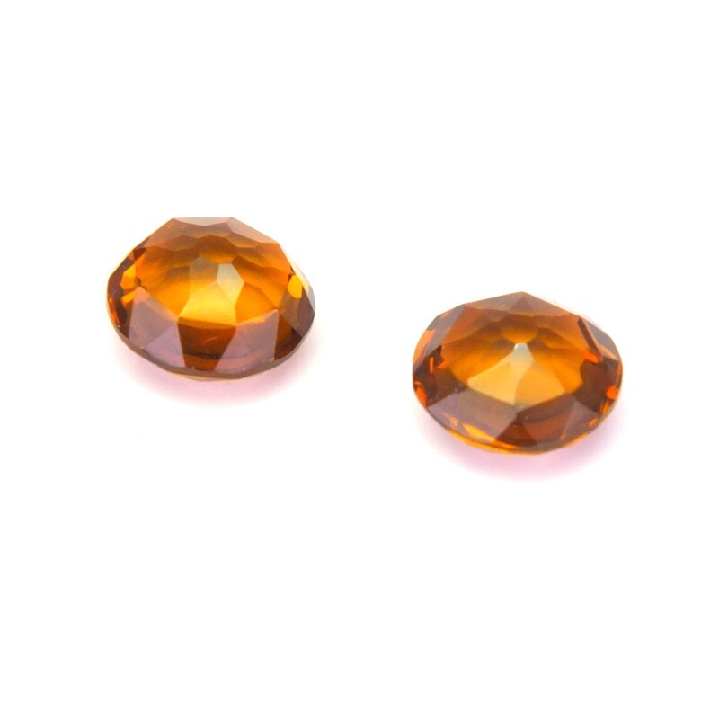 Shola Real 7.27 Ct Natural Citrine Honey Yellow Pair From Brazil