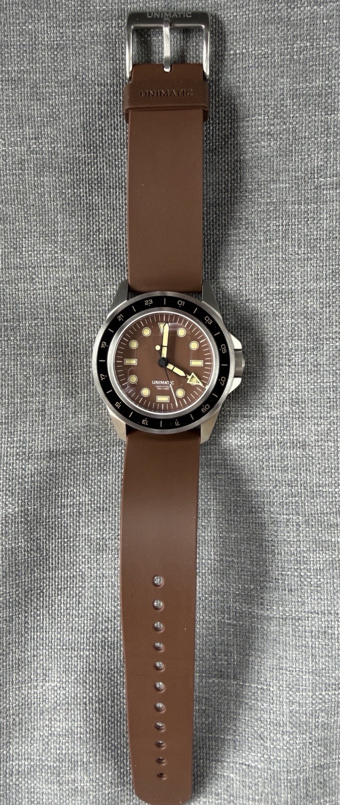 Limited Edition (#25 of 300), Unimatic U1-GMT-DHBR | Diving Heritage Collection