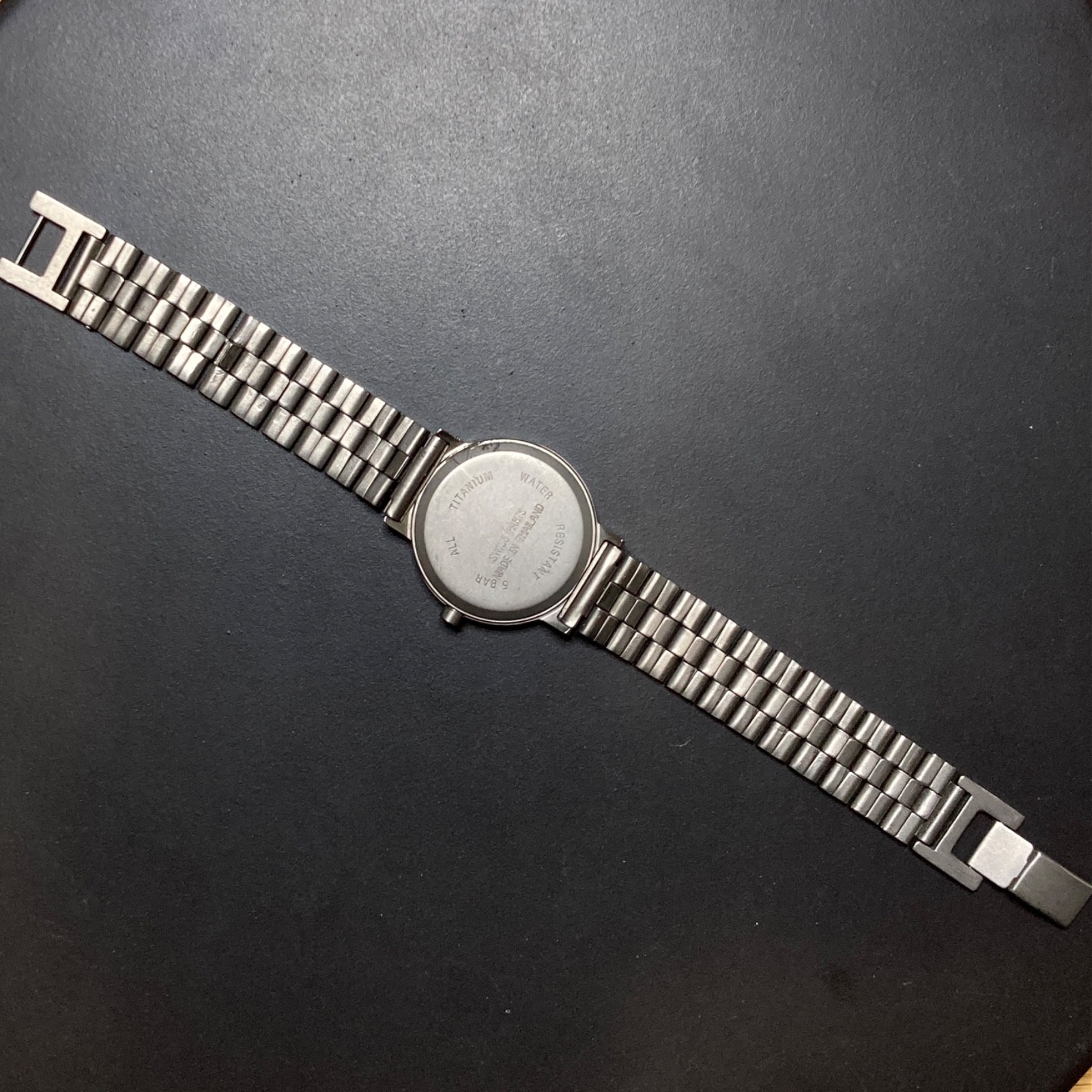 Boccia Titanium Quartz Watch Swiss New Battery 34mm 7″ length