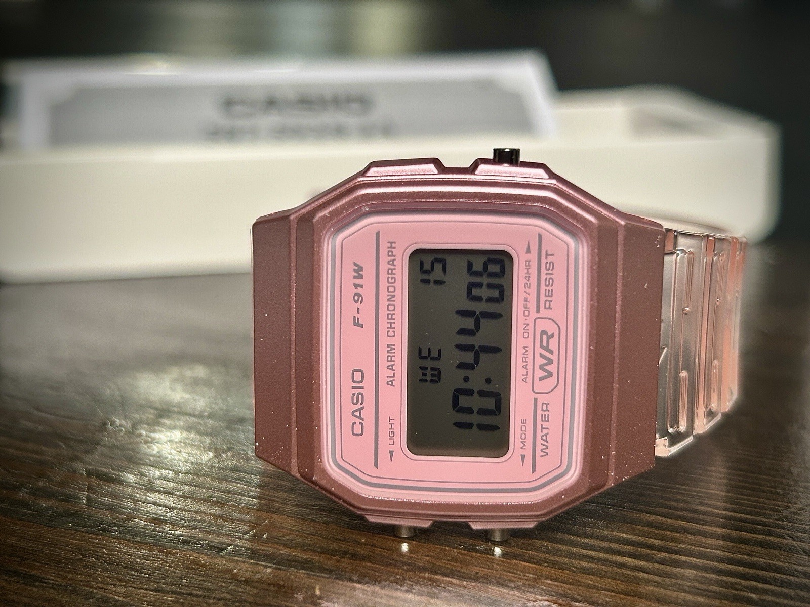 Casio F-91WS-4JH JDM Pink F-91W BNIB Japan Model Box Papers Complete