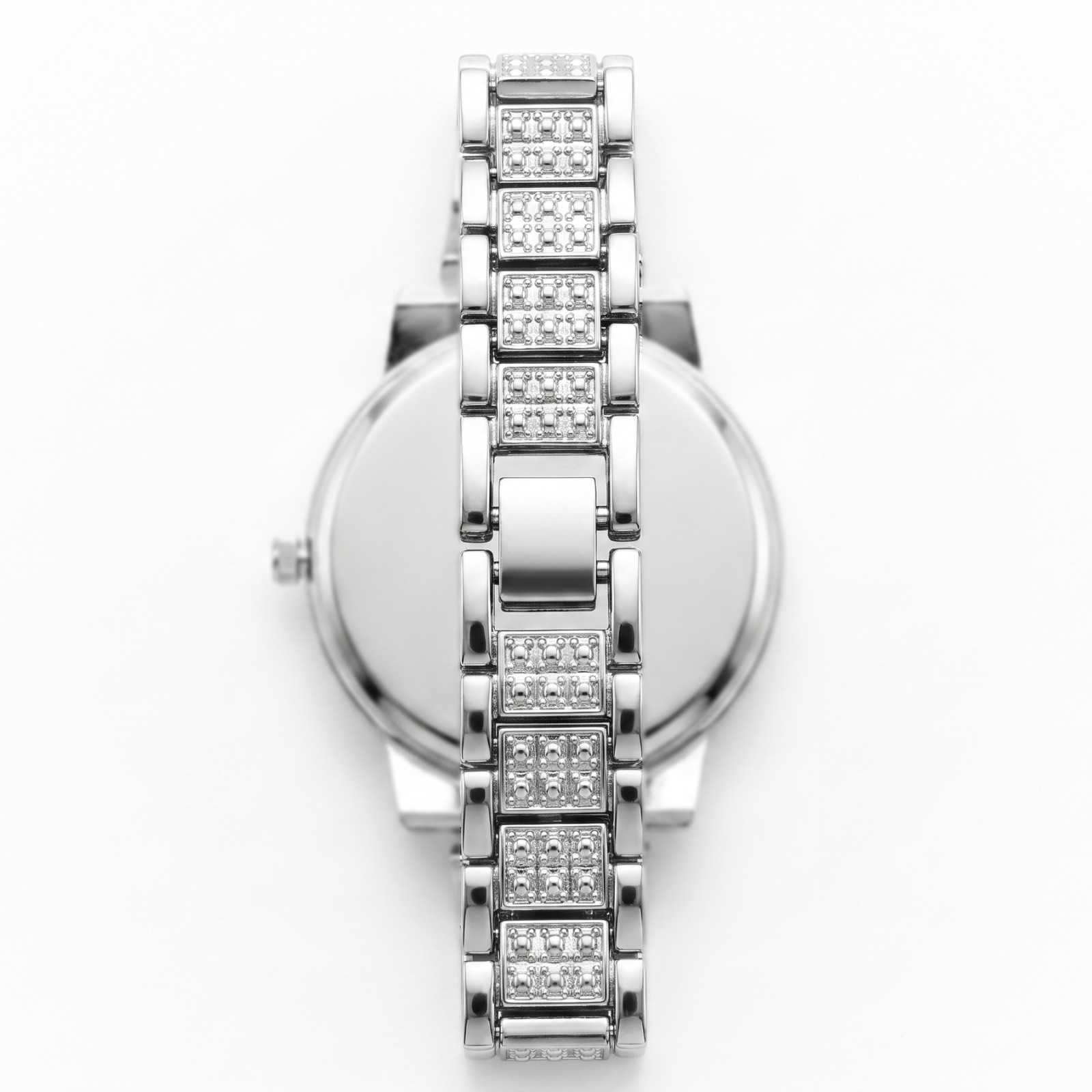 [US STOCK] Luxury Crystal Women Watch Bracelet Set Iced Out Diamond Quartz Gift
