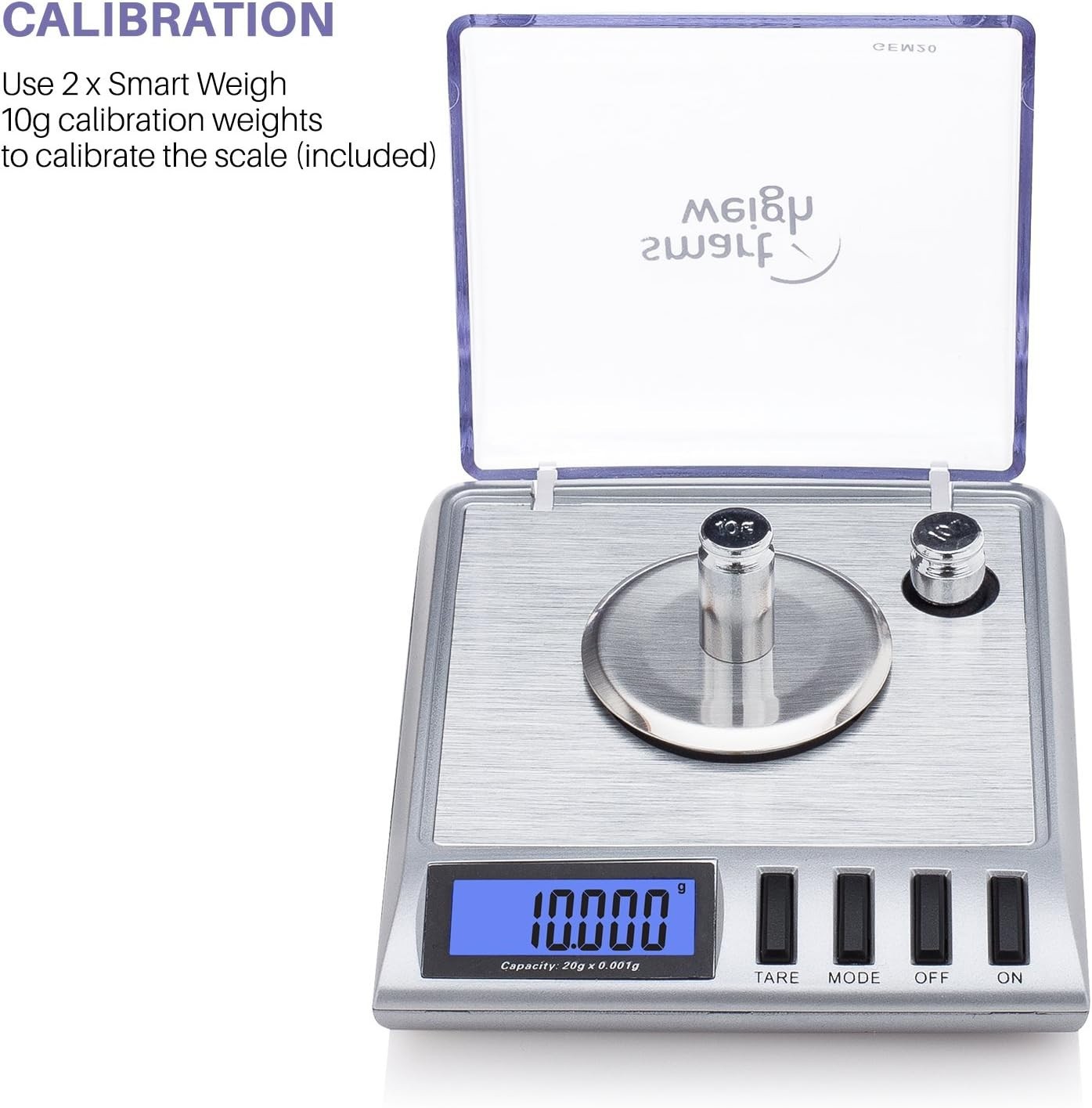 20g x 0.001 Grams, High Precision Digital Milligram Jewelry Scale, Reloading,…