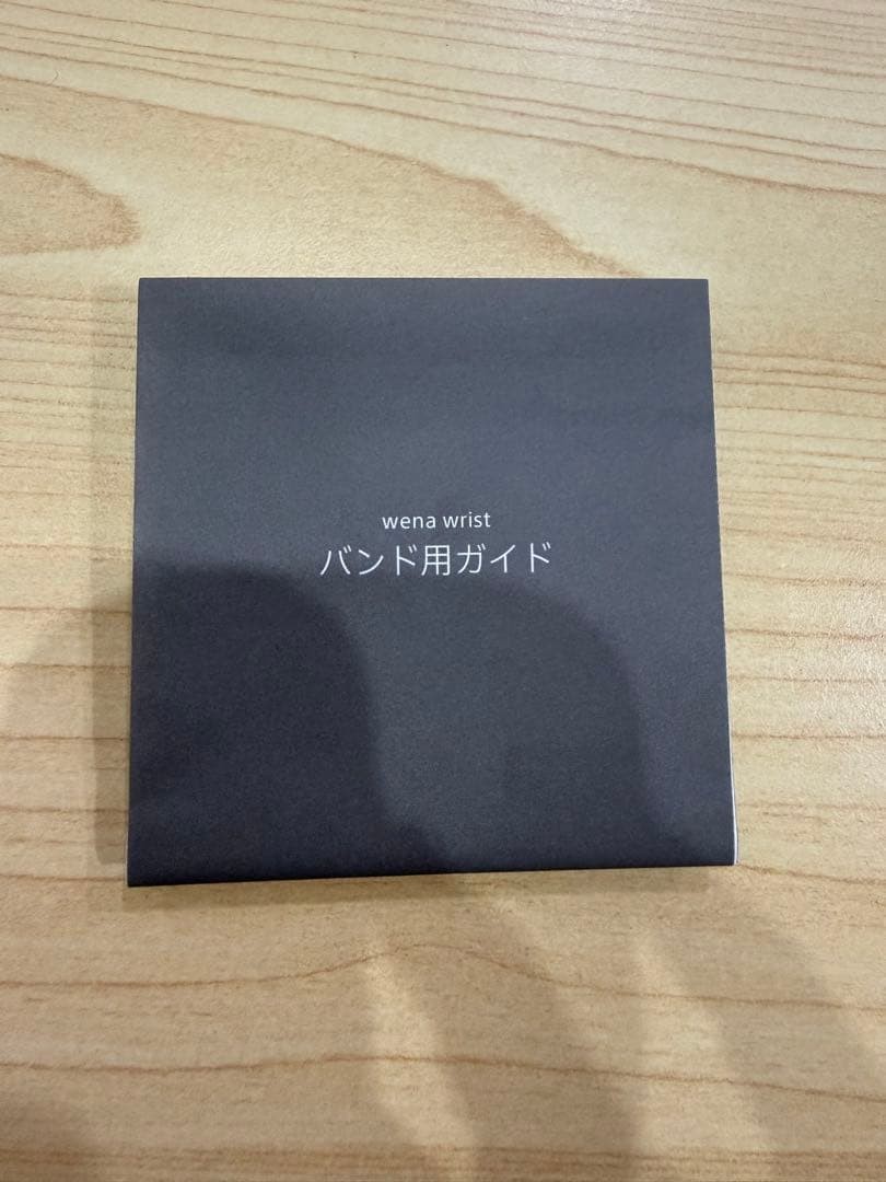 Sony Wena Beams Quartz Watch Silver Dial Black Band 目立たない傷中古