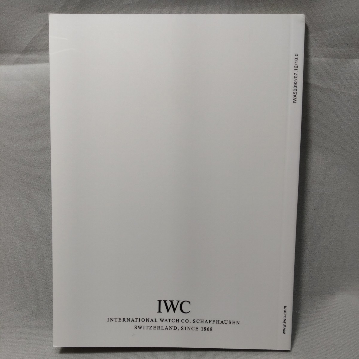 IWC Portofino Chronograph Manual Booklet Genuine From Japan