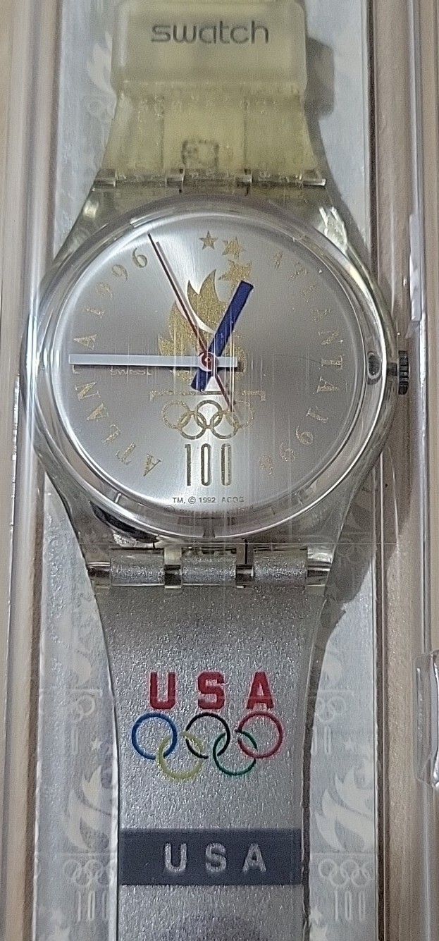 MINT Swatch 1996 Atlanta Olympic Special VARIOUS TEAMS Collectors Watches GZ150