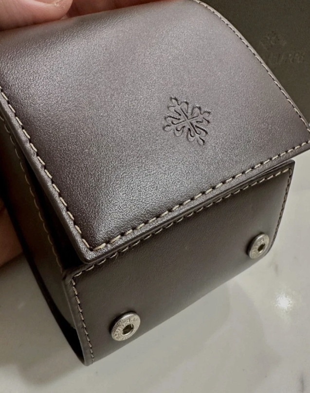 100% Authentic Patek Philippe Watch Travel Leather Case Pouch H997.Travel NEW