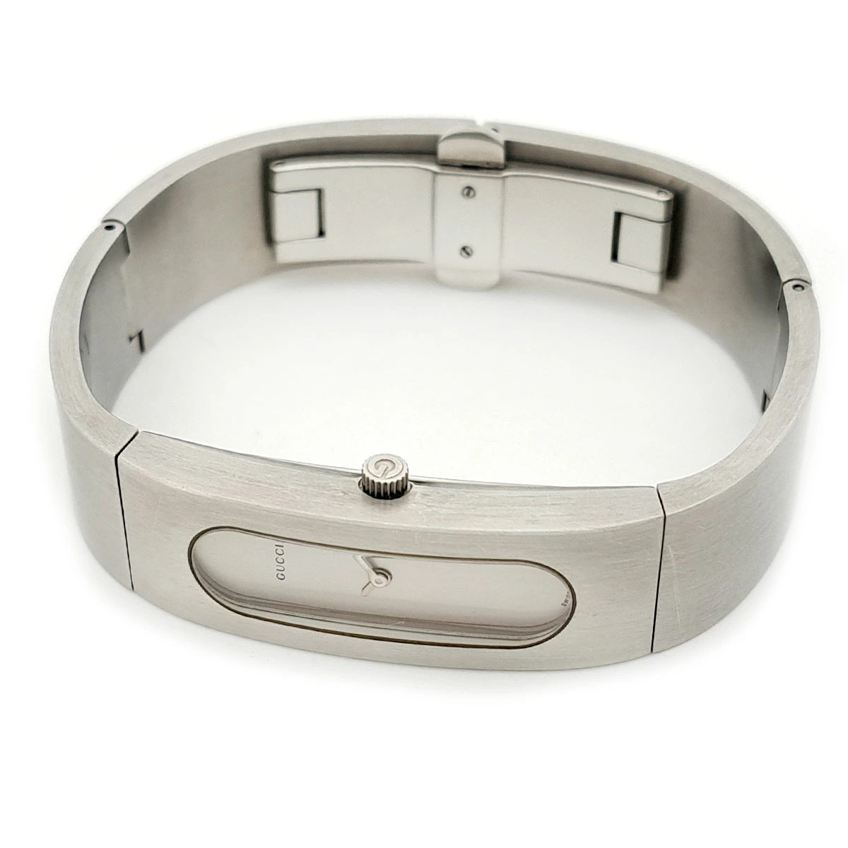 Gucci Bangle Watch 2400S Quartz Stainless Steel Ladies GUCCI Used Watch