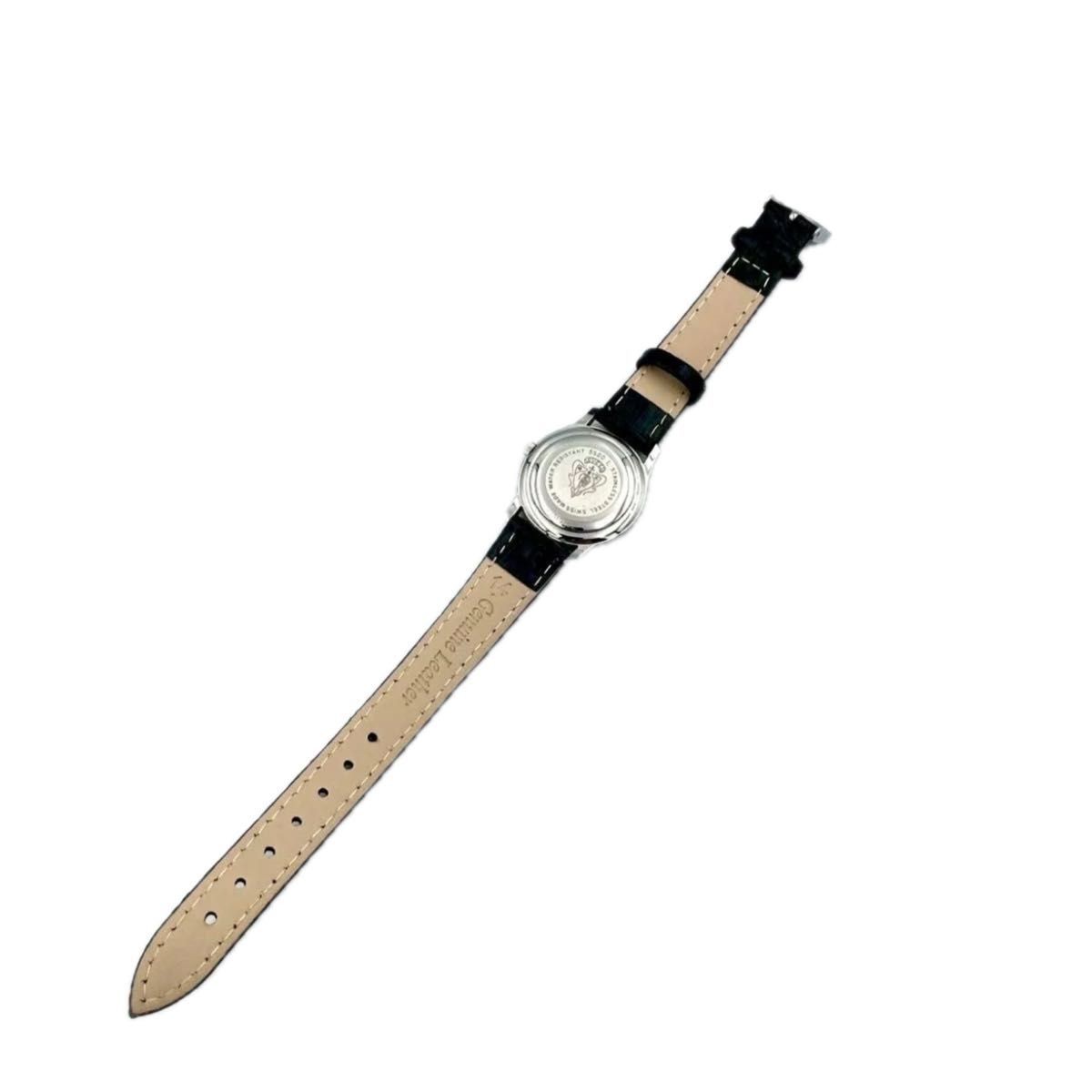 540 New Strap GUCCI 5500L Watch Quartz Silver Date Leather Strap Ladies Working