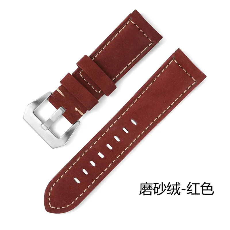 Vintage Classic Buckle Cow Genuine Leather Watch Band 20mm 22mm 24mm 26mm Strap