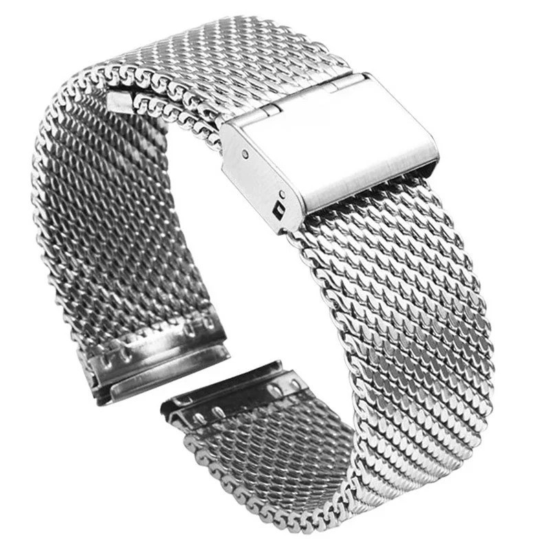 Milanese Stainless Steel Watch Band Mesh Strap Bracelet 18mm 20mm 22mm 24mm