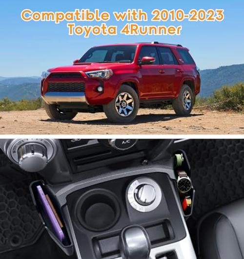 Center Console Organizer Compatible with Toyota 4Runner 2010-2024 | Pack of 1