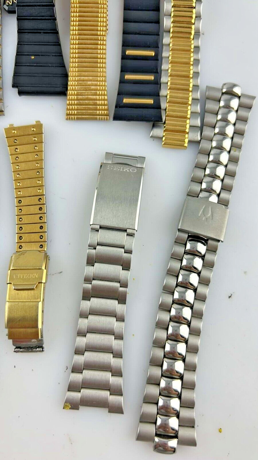 Stock 17 Seiko Citizen Watch Deployant Closures Various Sizes Used