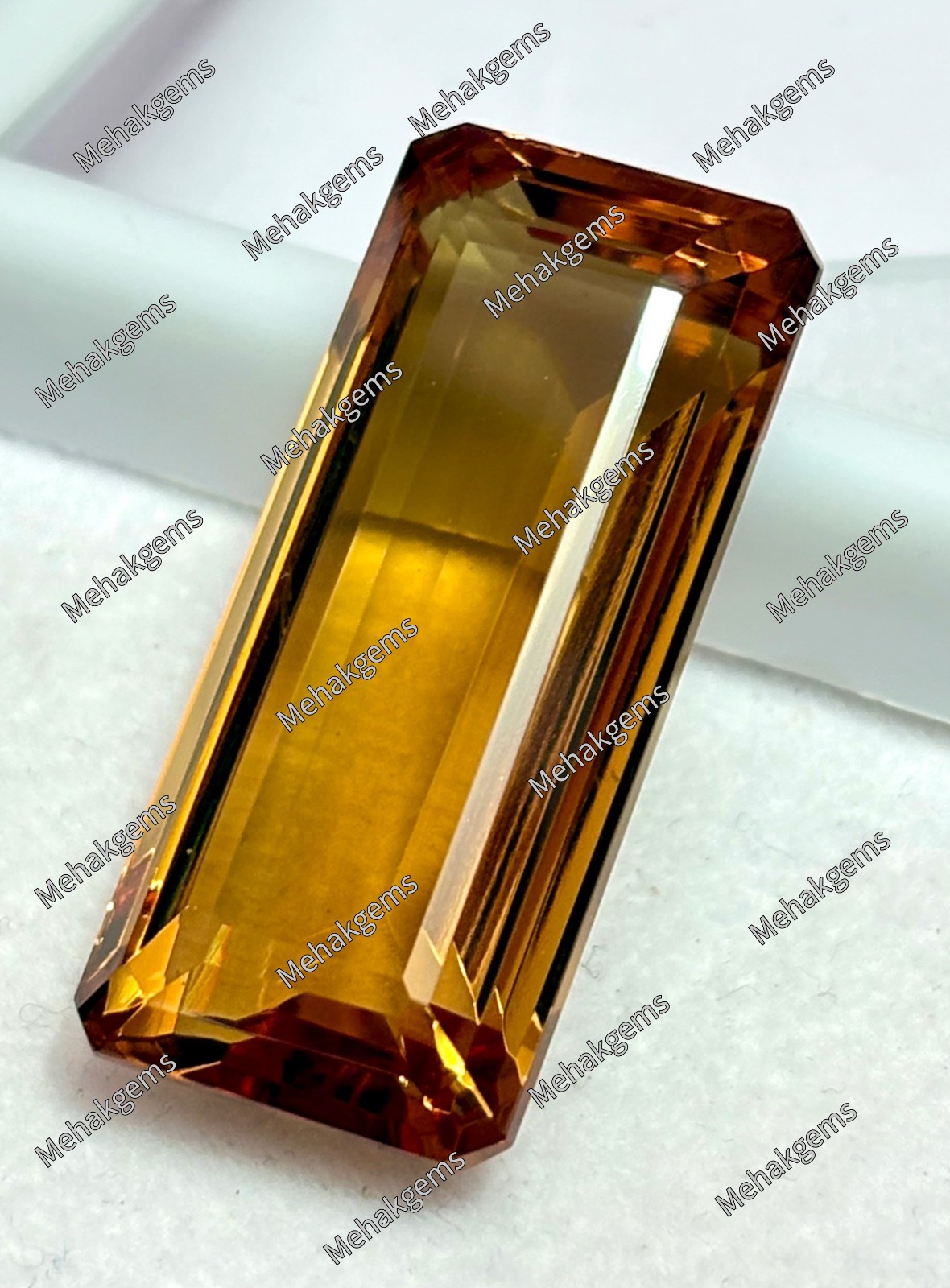 56 Carat Color Shift Zultanite Baguette Gemstone, Custom Ring Pendant Stone