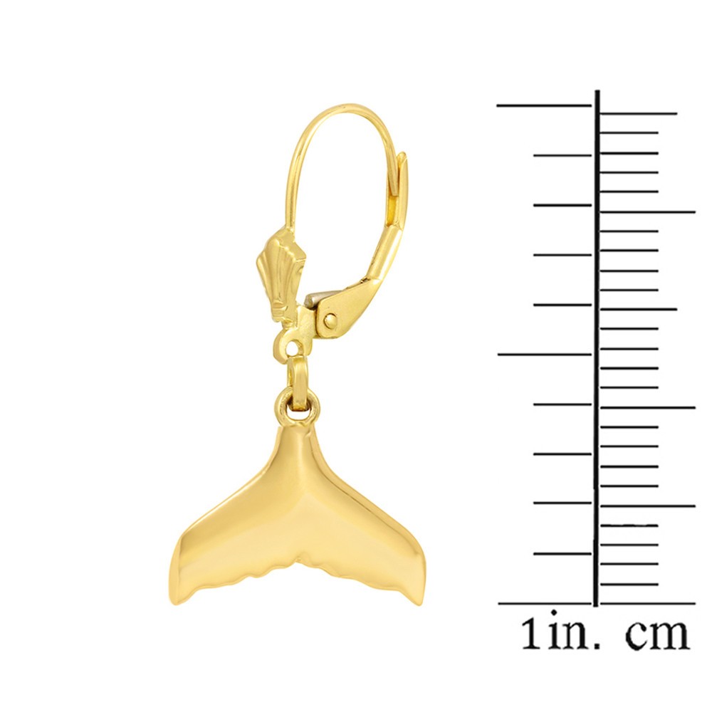 Whale Tail Earring Set(Available in Yellow/Rose/White Gold)