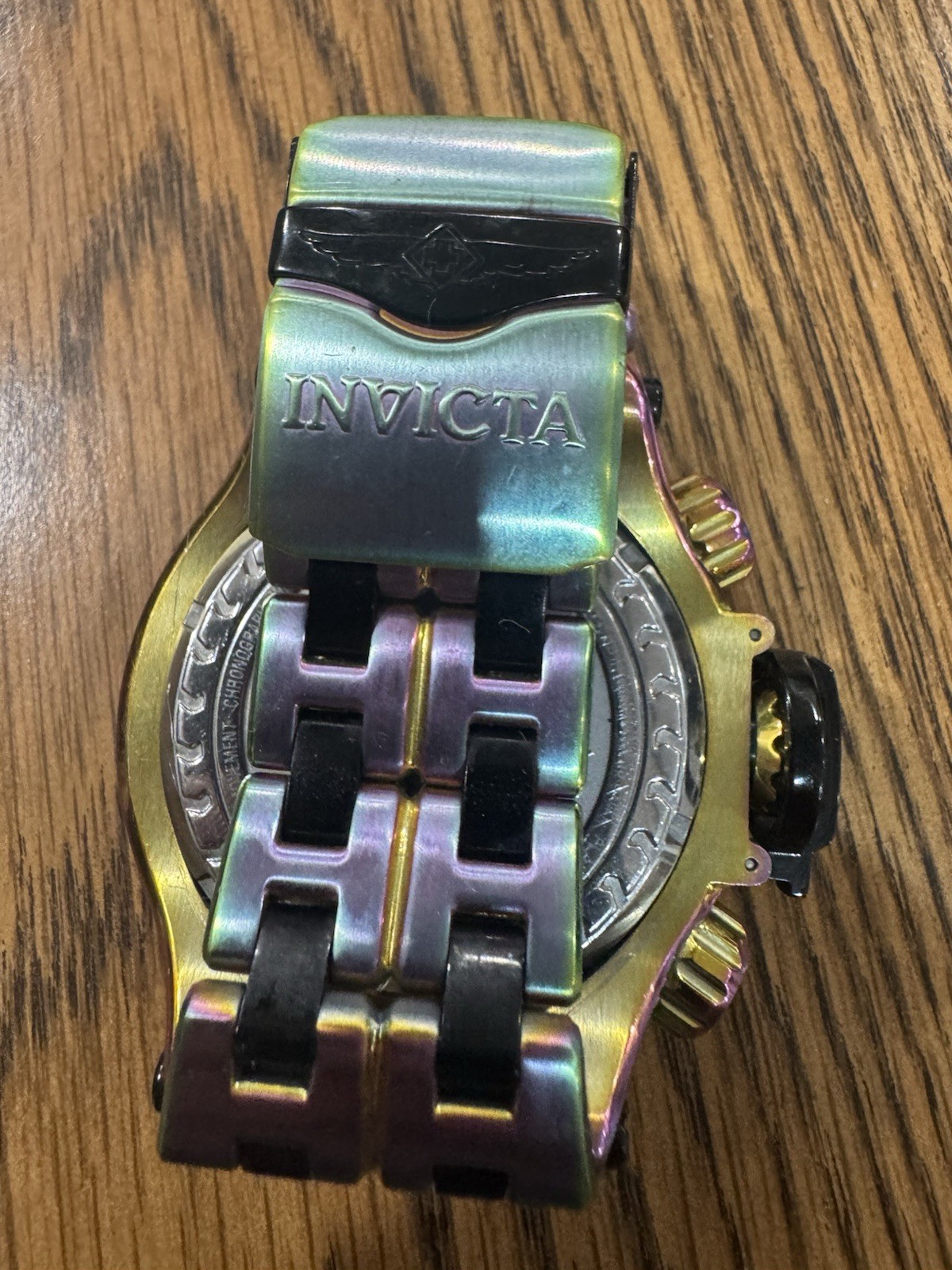Invicta Sea Hunter 34723 57mm Chrono Black Iridescent Men’s Watch