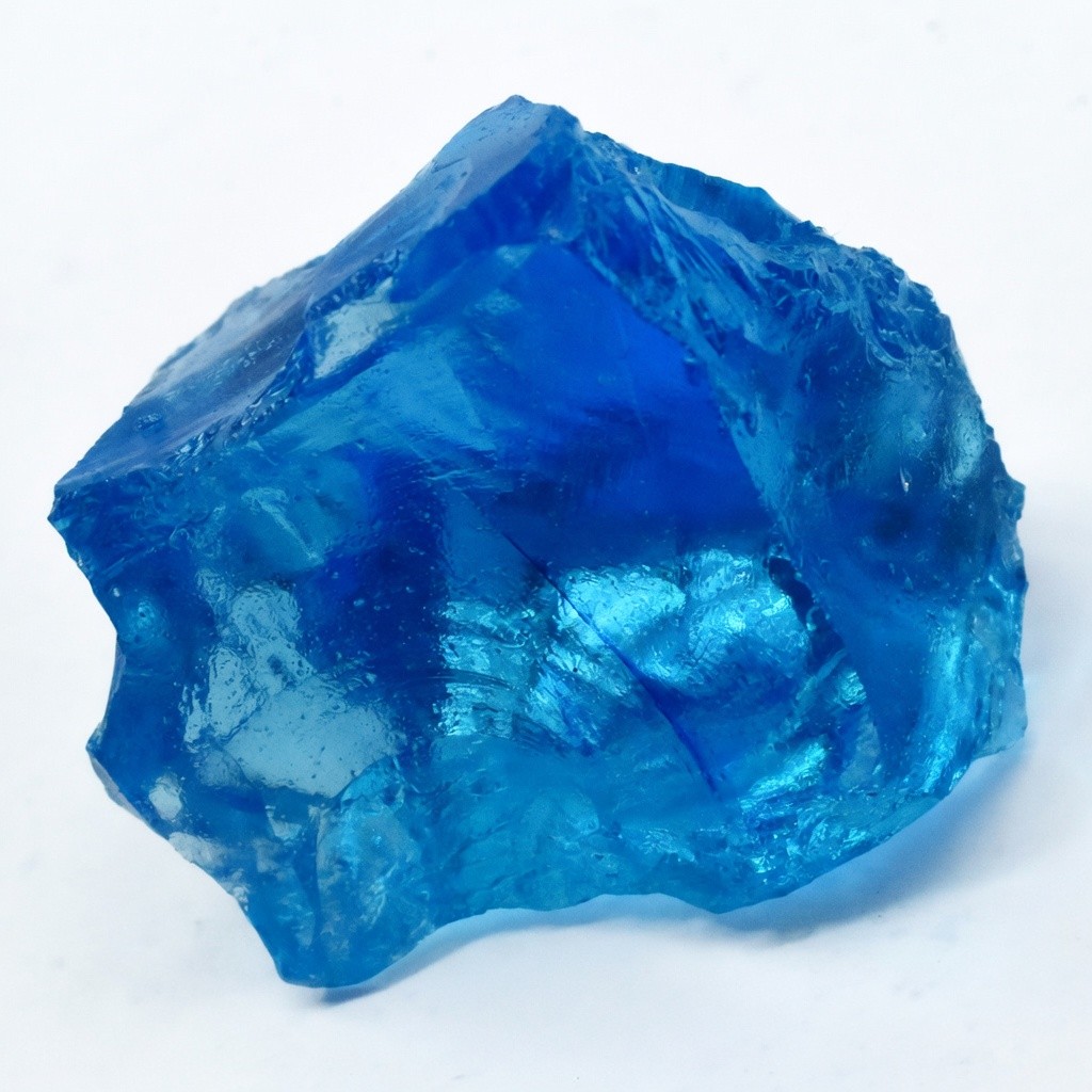 Lab-Created Uncut 175 Ct Blue Sapphire Rough CERTIFIED Loose Gemstone Huge Size