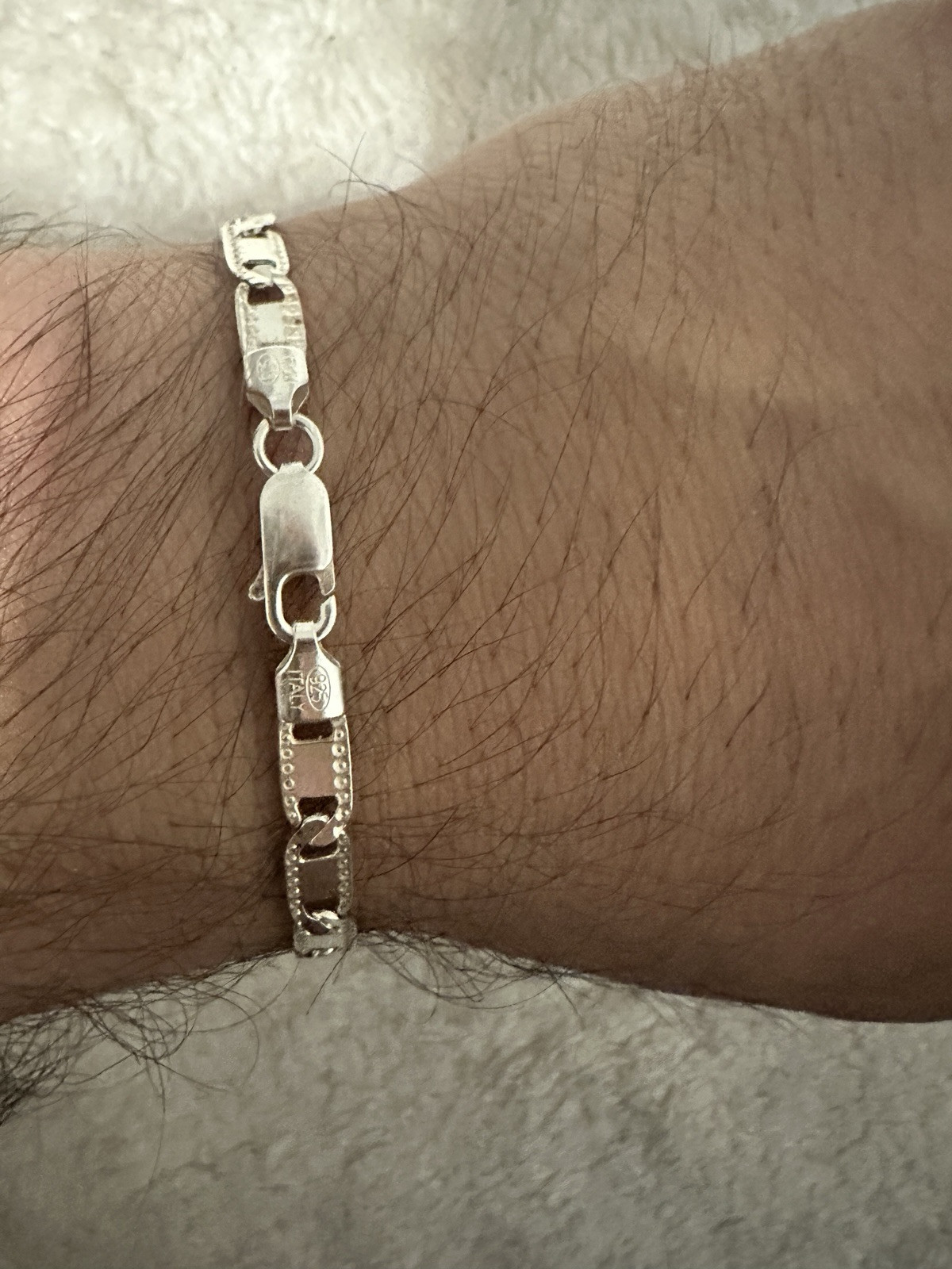cadena Y Pulsera De Plata925 Italiana / 925 silver chain made in Italy