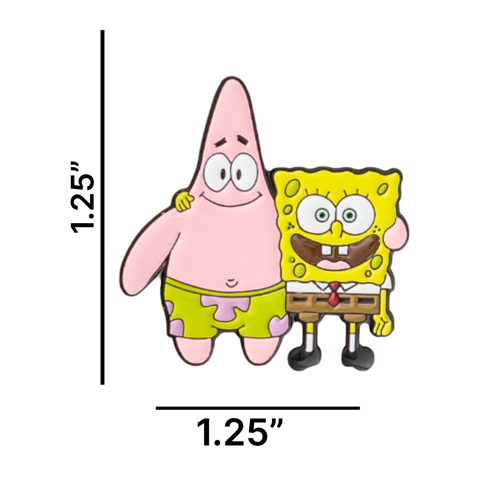 Spongebob SquarePants and Patrick Star Freindship Pin Brooch from TV Show