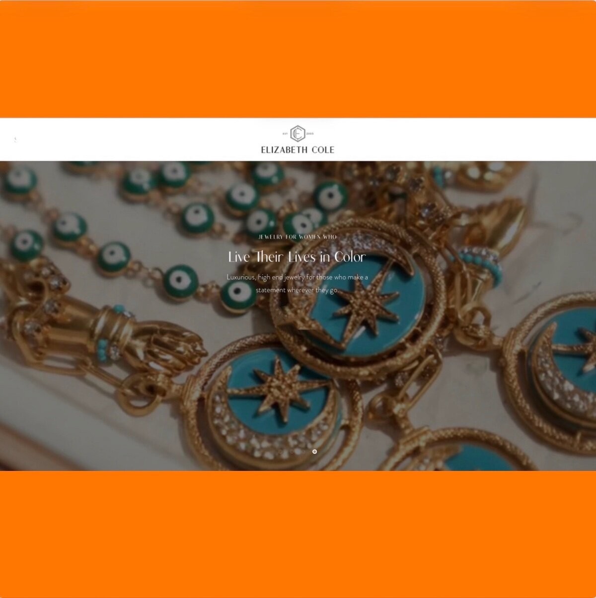 Elizabeth Cole Jewelry Shavon Necklace 24K Gold Plated