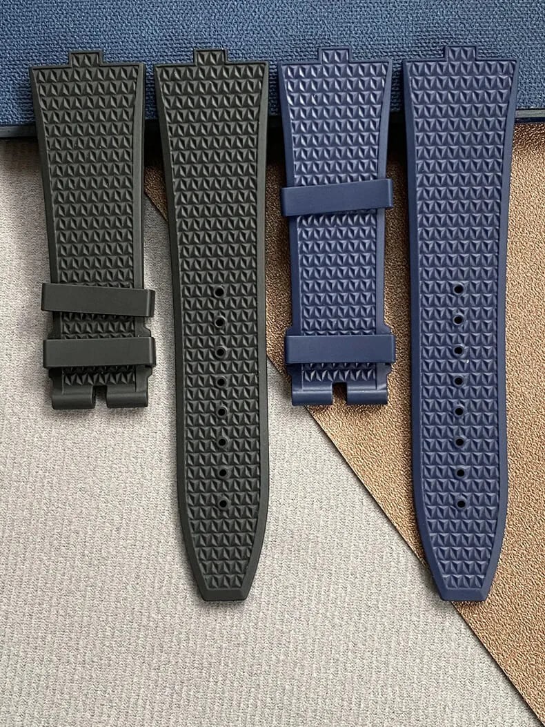 FKM Rubber Strap Easy Change Watch Band Fits VC Overseas 4500V 5500V 7900V