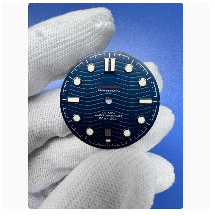 Watch Part Kit for Seamaster 8215 8200 2813 41mm Watch Case+Dial+Hands+Strap
