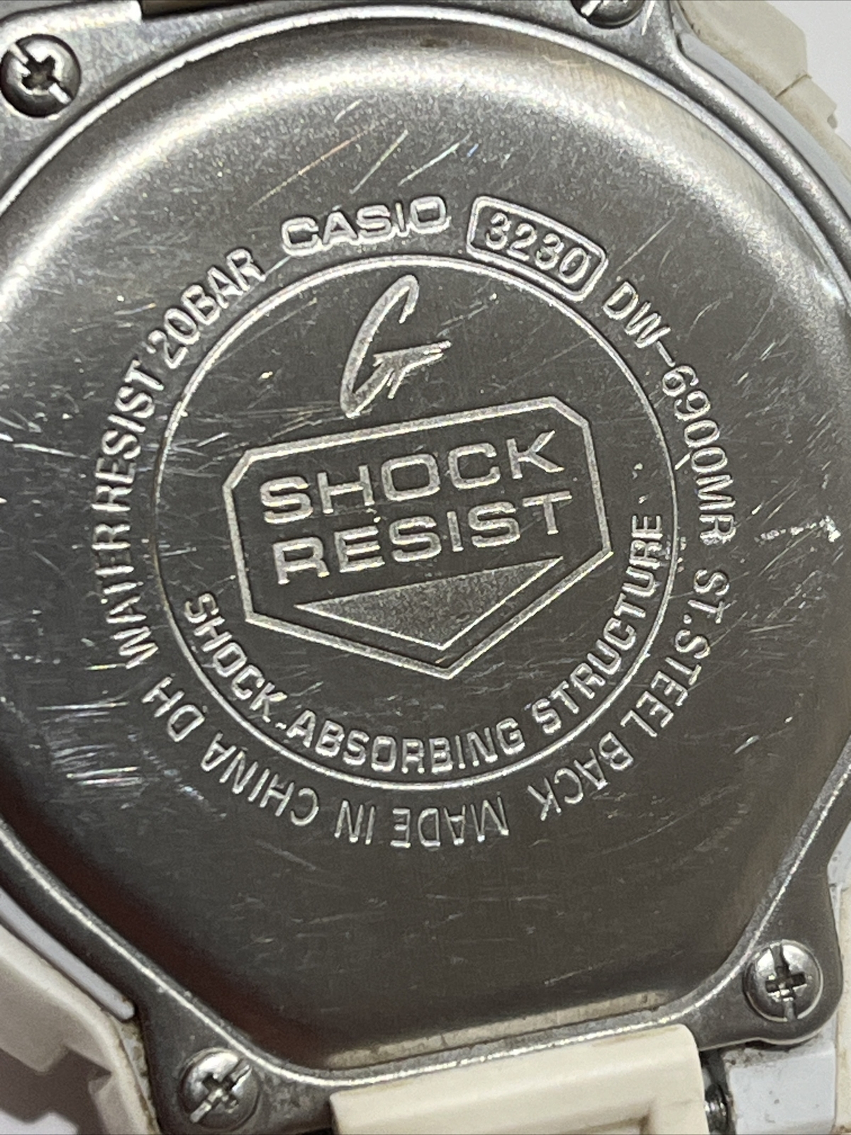 CASIO G-SHOCK 3230 DW-6900MR QUARTZ DIGITAL DISPLAY WATCH W/ New Battery!
