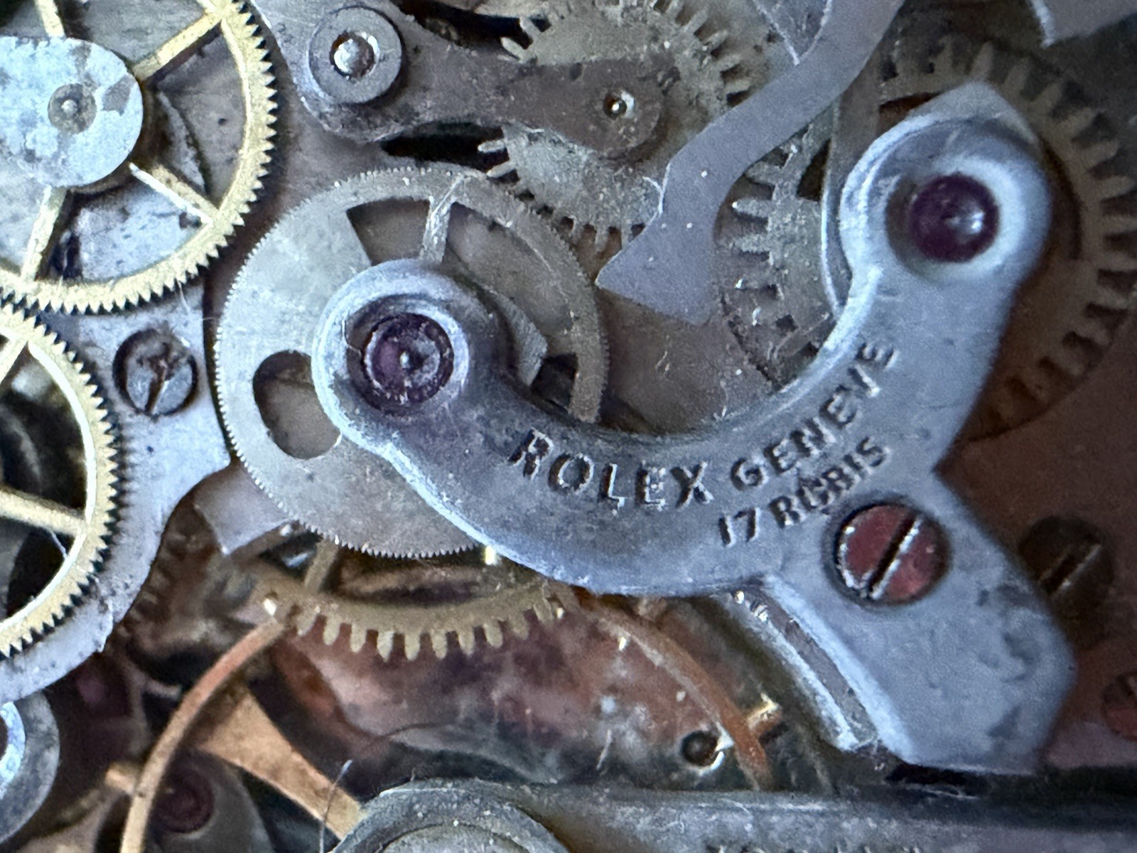 Rolex vintage circa 1940s Valjoux 71 chronograph movement/dial