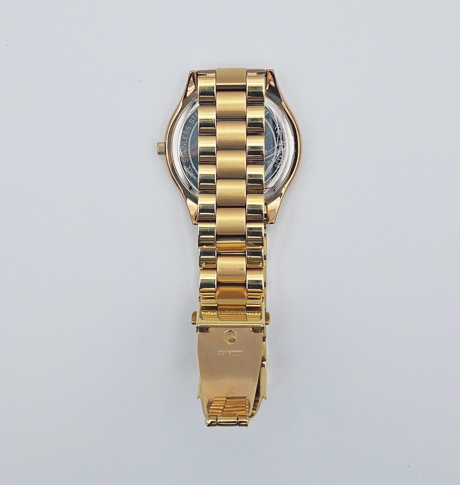 Michael Kors Argyle Gold Stainless Steel Watch with Rose Gold Dial MK3336