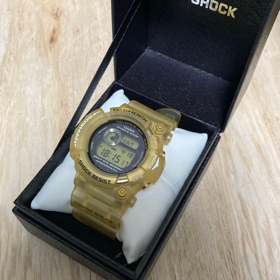 Tough Solar Fully Functional Excellent Condition G-Shock FROGMAN GW 225E 25th An