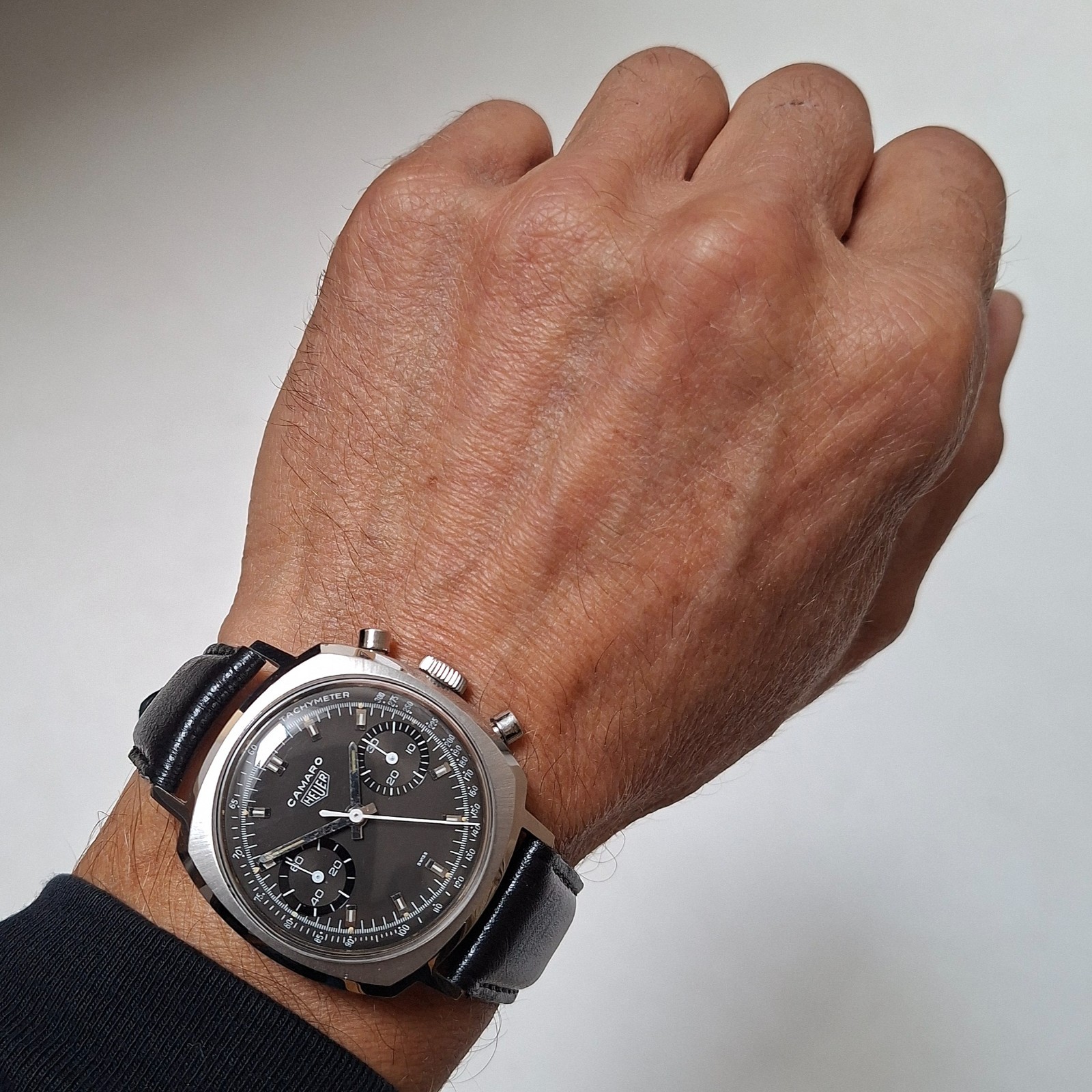 Heuer Jarama ref.110.225 vintage 1978 automatic chronograph cal.12