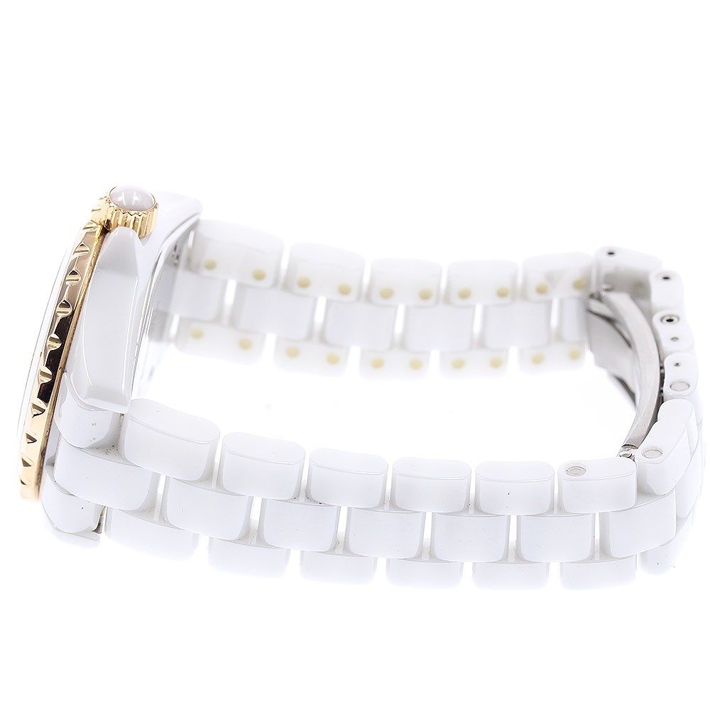 CHANEL J12 H2181 11P diamond PG bezel white Dial Quartz Ladies Watch_954058