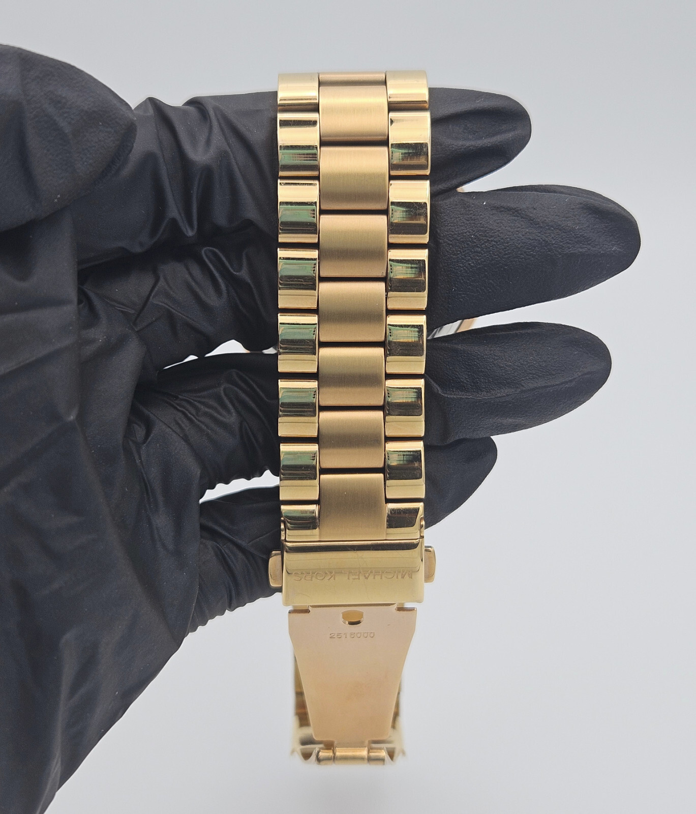 Michael Kors Argyle Gold Stainless Steel Watch with Rose Gold Dial MK3336