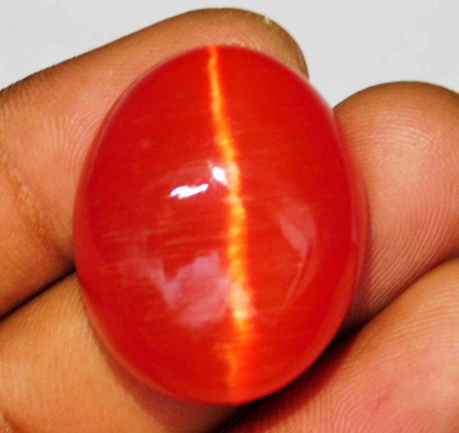 99.20 Ct Natural Chrysoberyl Pink Cats Eye Round Cabochon Loose Gemstone