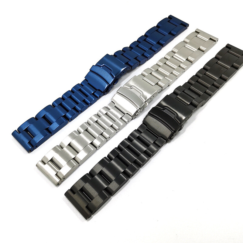 5.7mm Thick Solid Heavy Stainless Steel Watch Strap Band Bracelet 22 24 26mm new