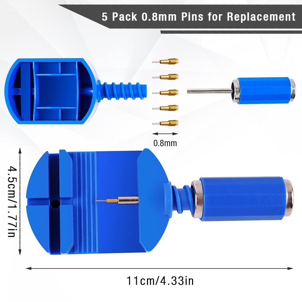 Watch Link Removal Kit – Band Strap Pin Remover Tool for Sizing & Adjustment