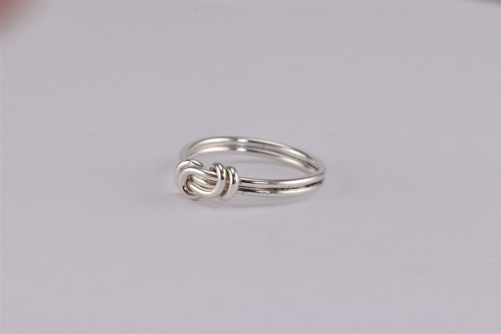 Sterling Silver Double Wrapped Down Around & Over Band Ring 925 Sz: 8