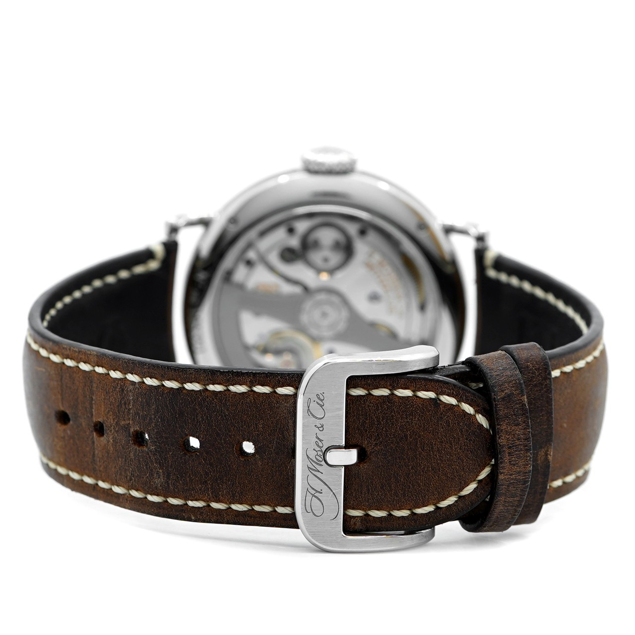 H Moser Watch Heritage Centre Seconds Funky Blue 8200-1201 – Inventory 9189 42mm