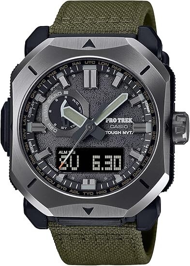 CASIO PRO TREK PRW-6900YB-3JF CORDURA Band Radio Solar Analog Digital Men Watch