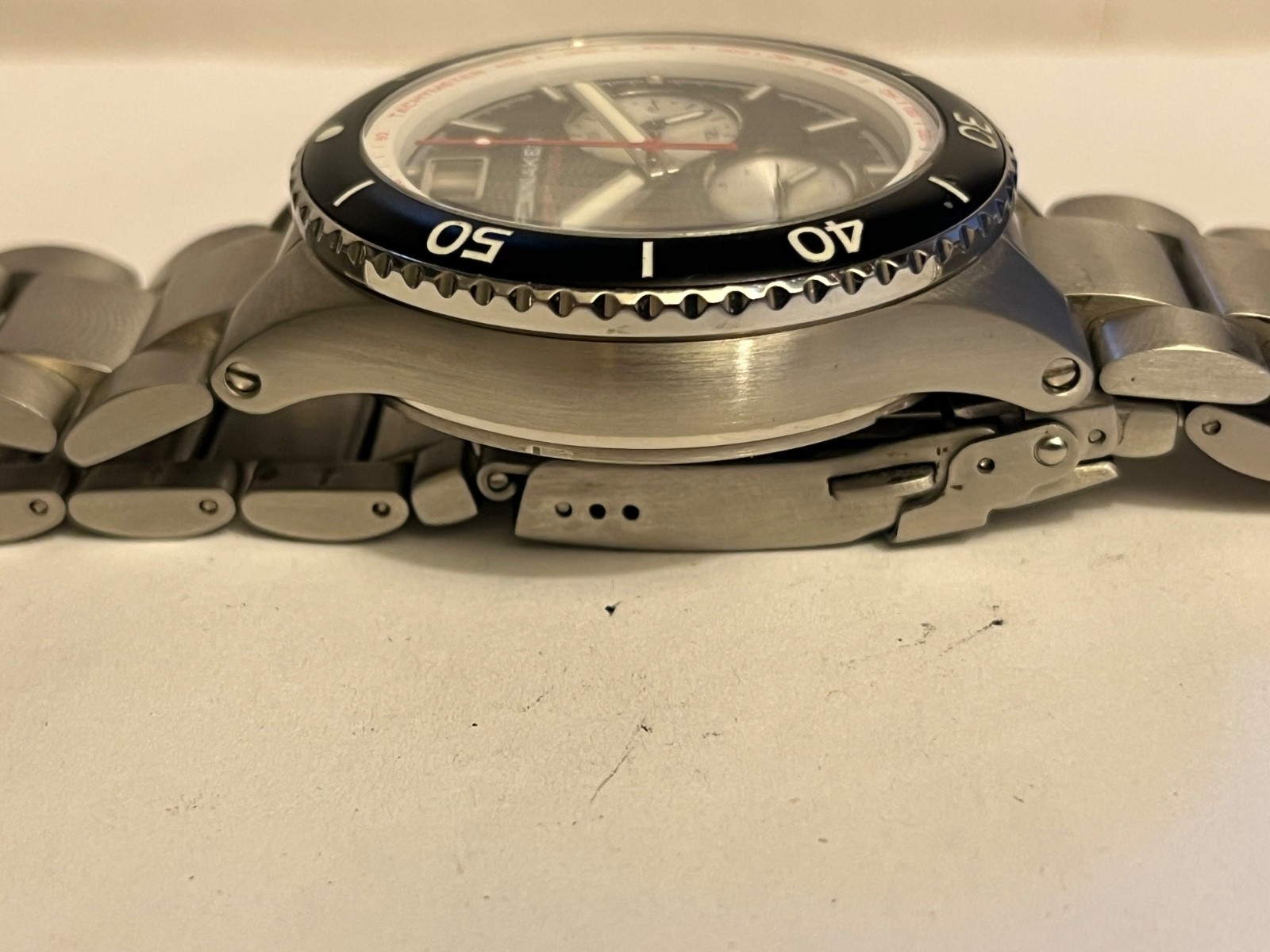 SPINNAKER HYDROFOIL 200M MECHAQUARTZ CHRONOGRAPH-REF SP-5086-STAINLESS STEEL-FWO