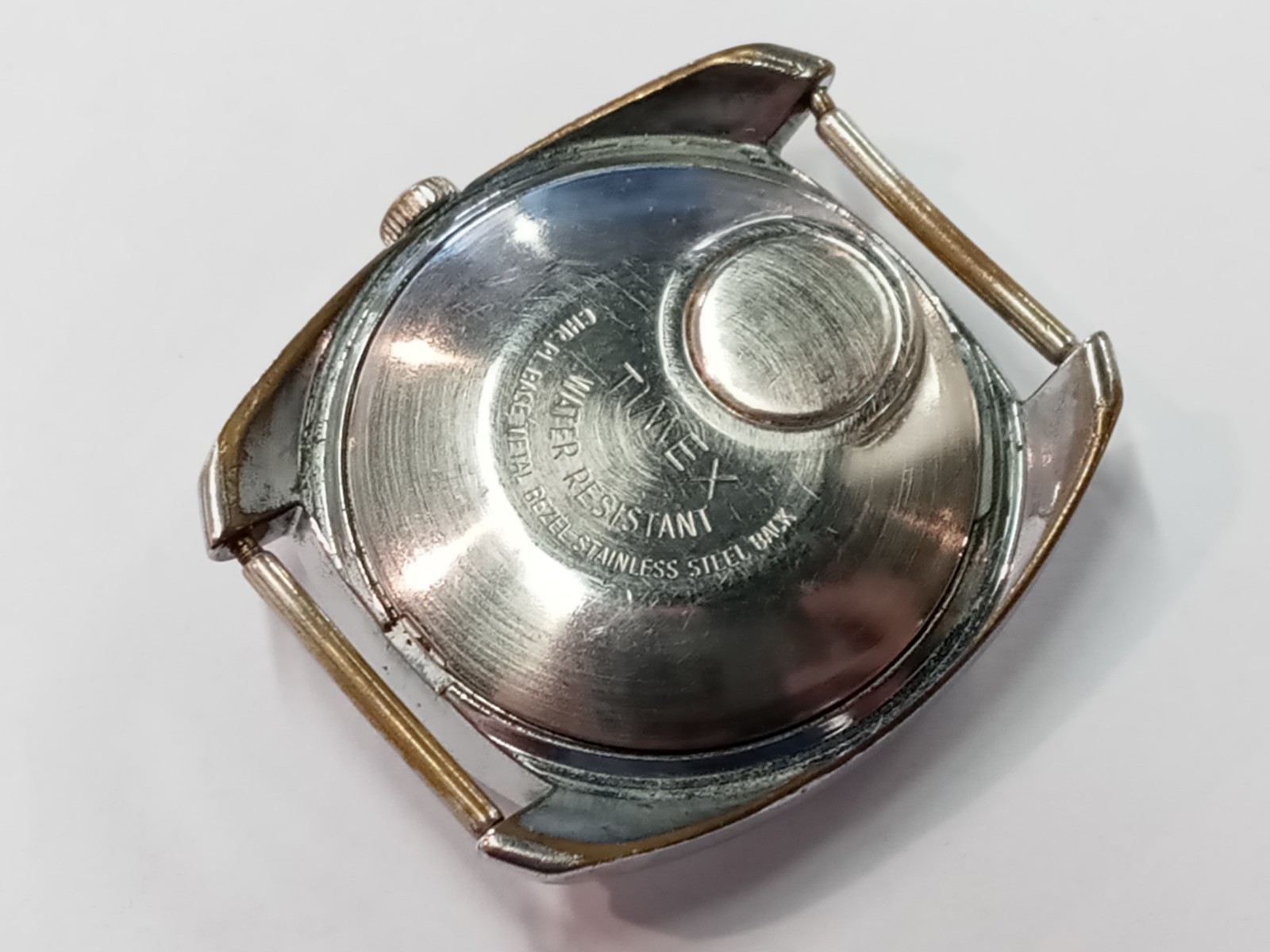 Vintage 1970s Timex Electric Dynabeat Telephone Dial Date Cushion Not Running