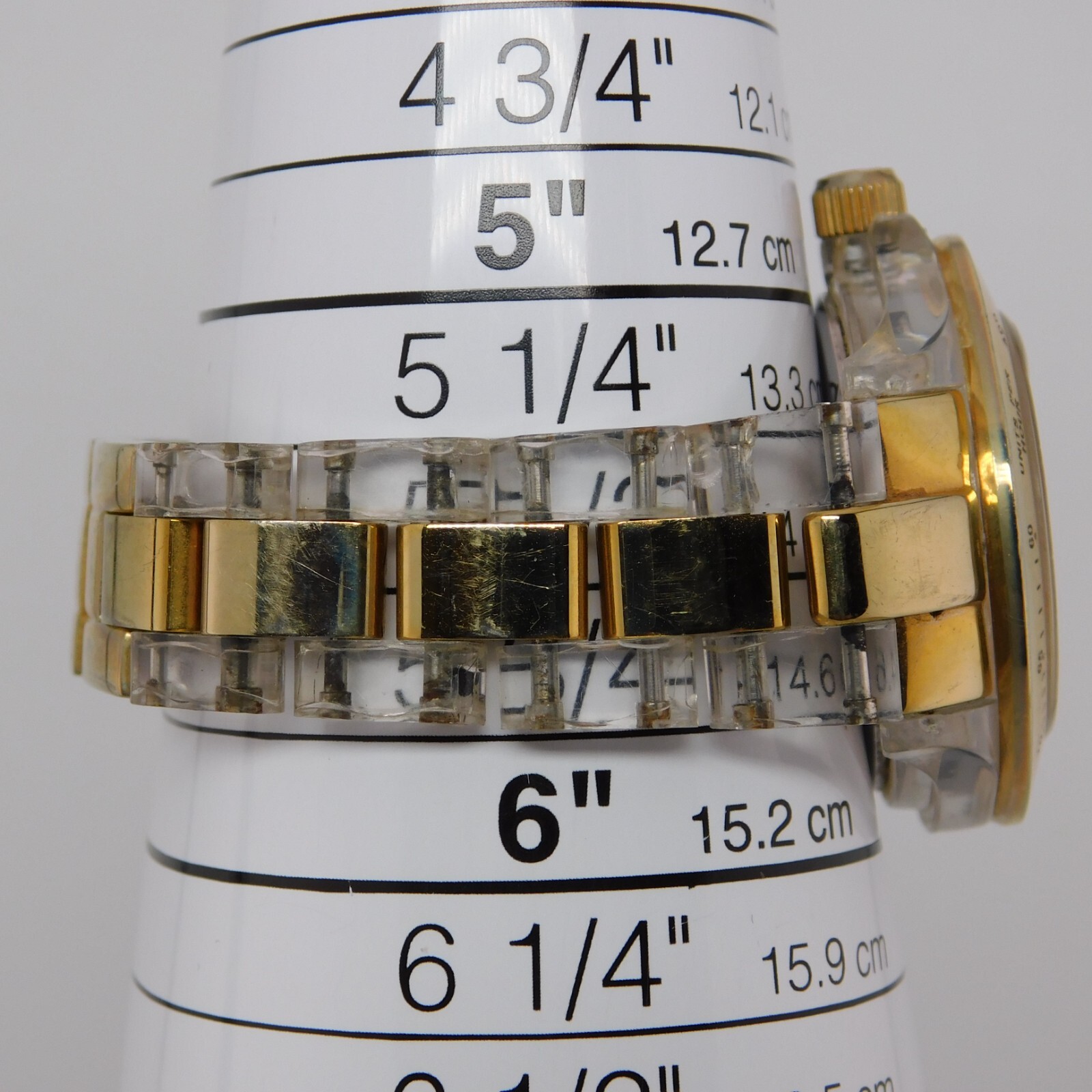 ToyWatch Clear Plastic Quartz Analog Women’s Watch Sz. 5 1/2″ New Battery