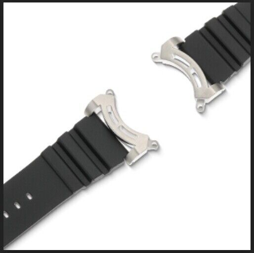 Silver Metal Adapters 24mm Bands for Citizen Eco-Drive Promaster BJ8050