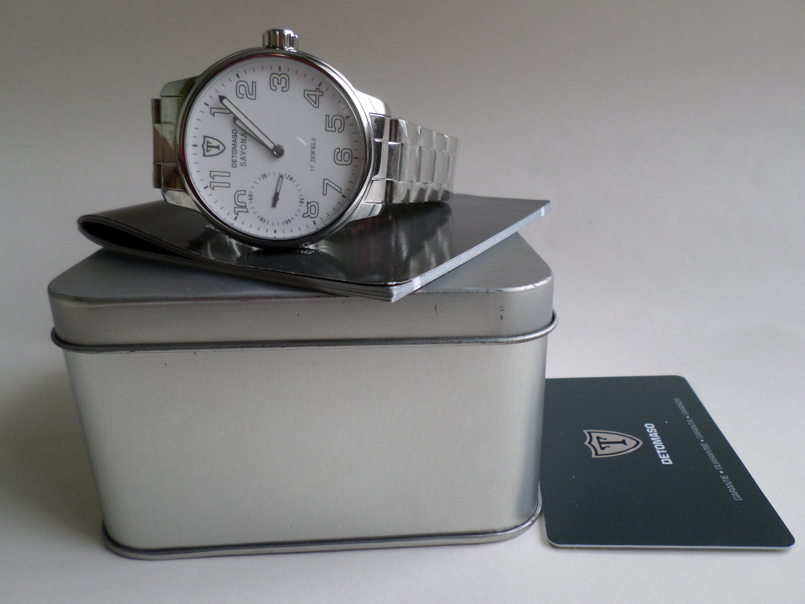 Detomaso “Savona” Men’s DT1028-A Analog Display Mechanical Hand Wind Watch