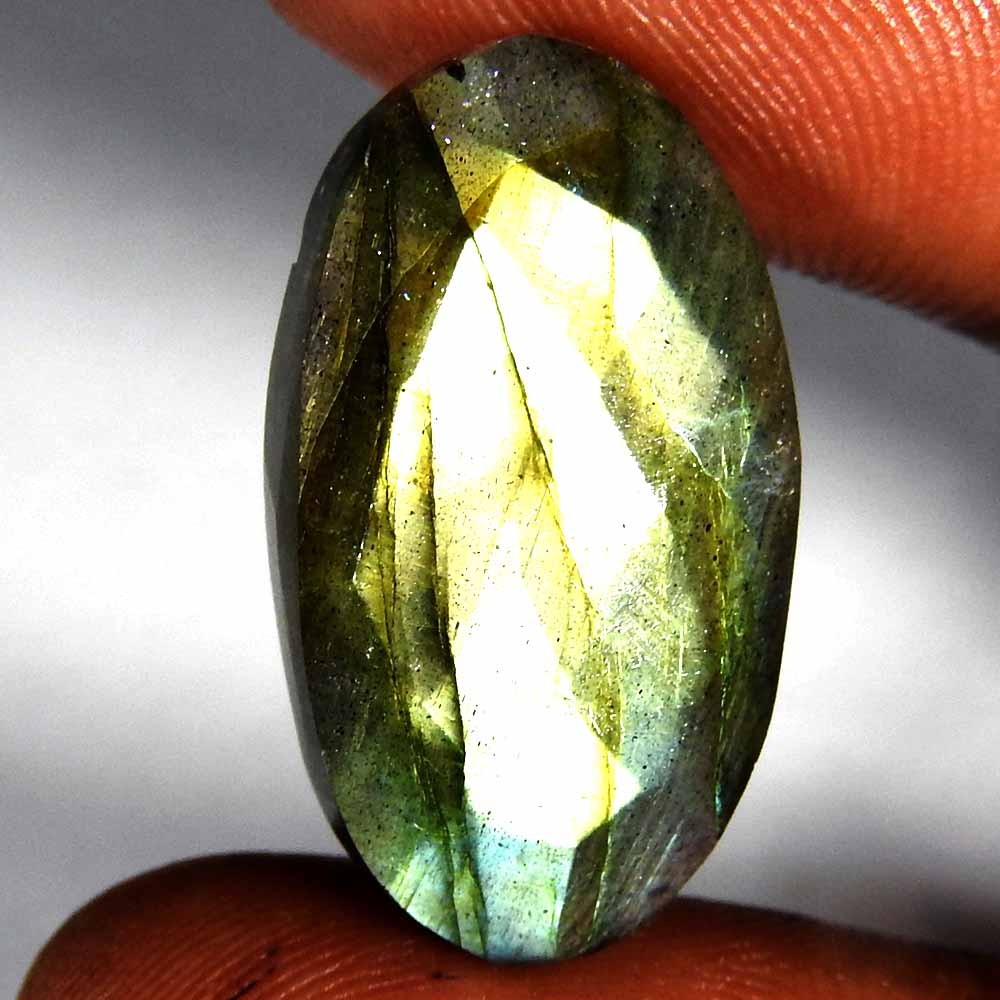 20.05 Ct Natural Blue Cut Power Labradorite Oval Cab+ Loose Gemstone