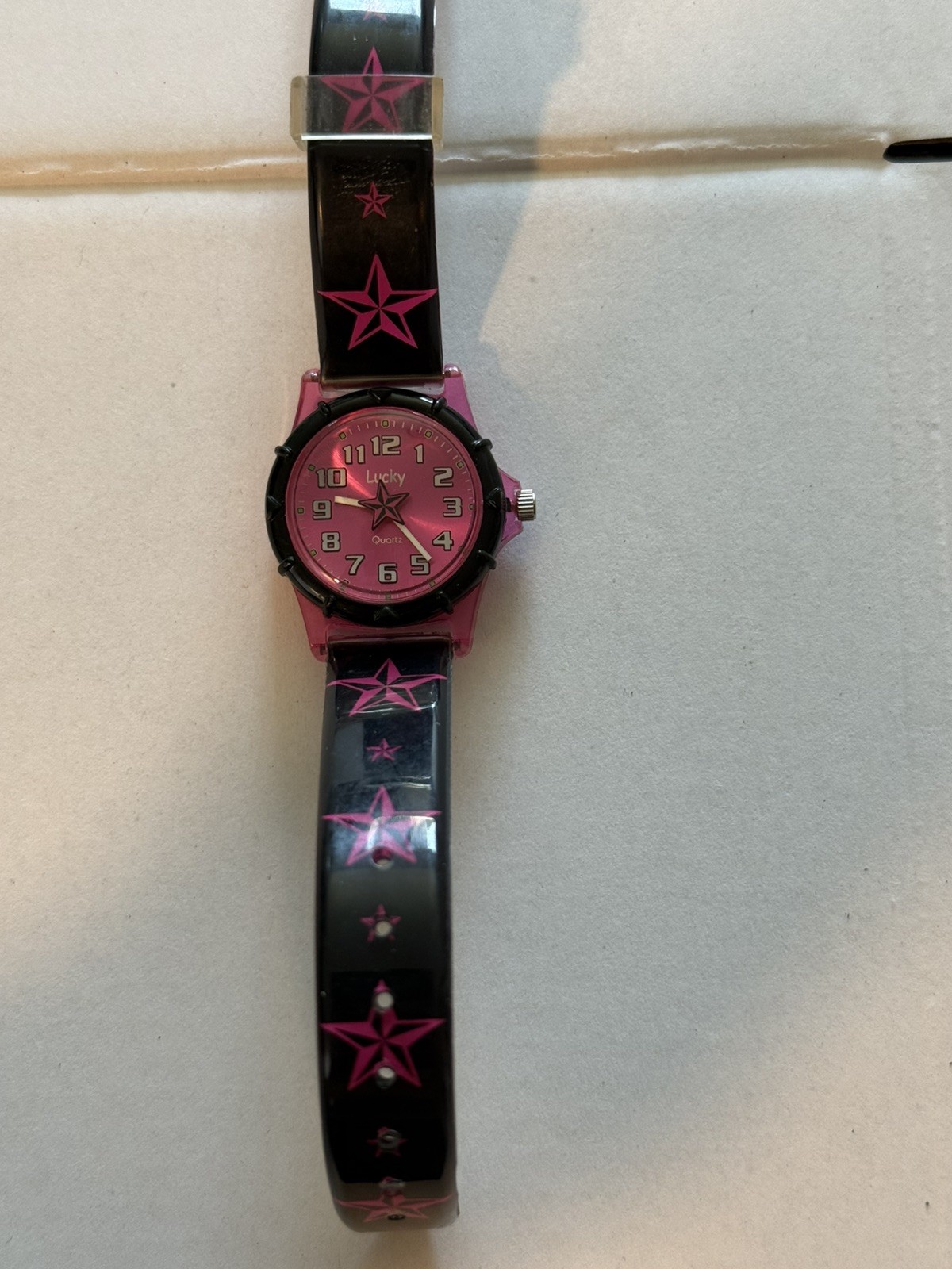 LUCKY BRAND – Ladies Quartz Watch – Pink & Black