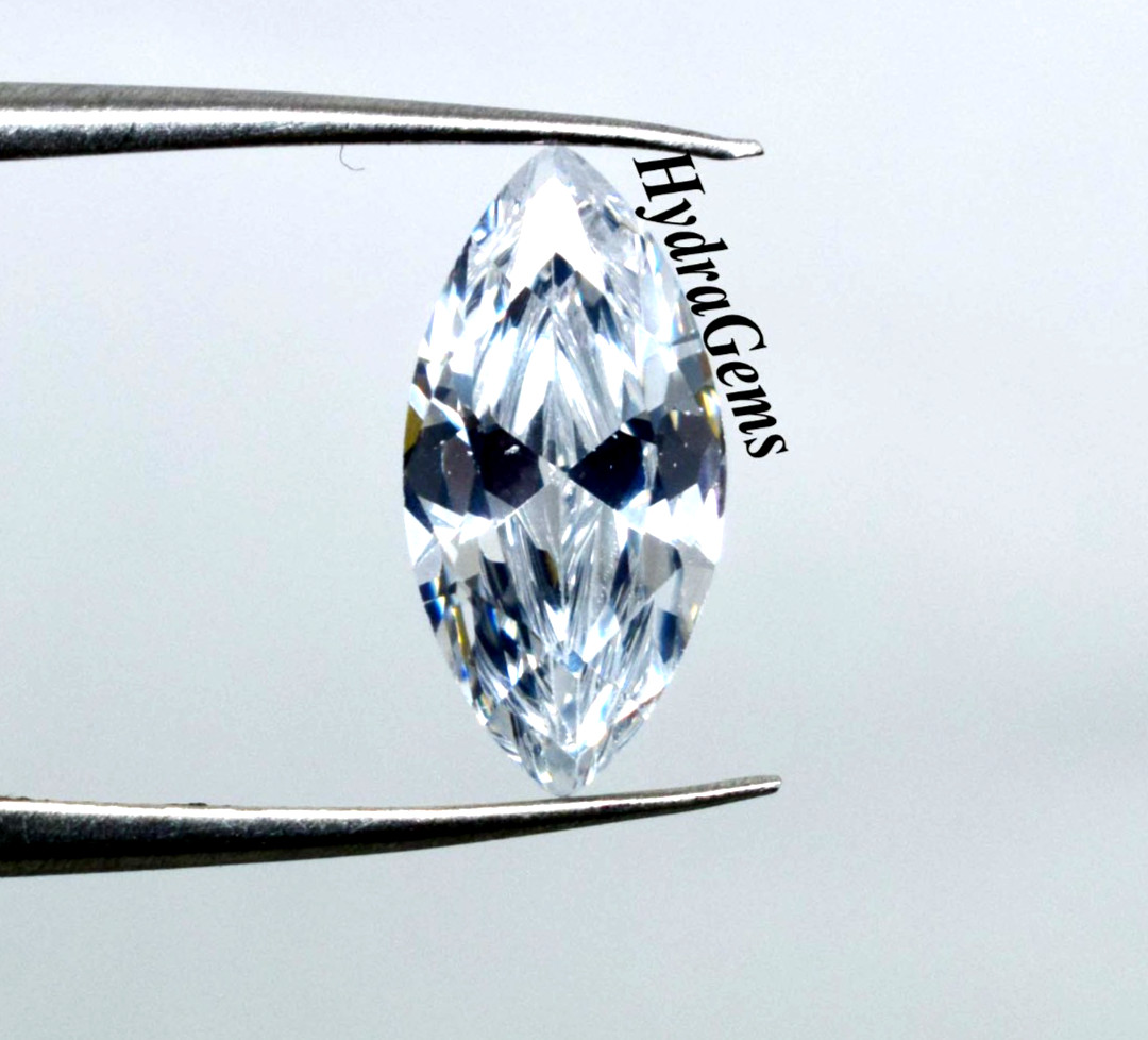 Certified Natural White Sapphire 2.80 Ct Marquise Cut Sri Lanka Loose Gemstone