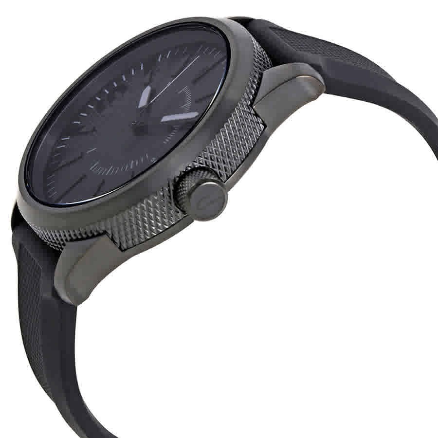 Diesel Rasp Black Dial Black Silicone Men’s Watch DZ1807