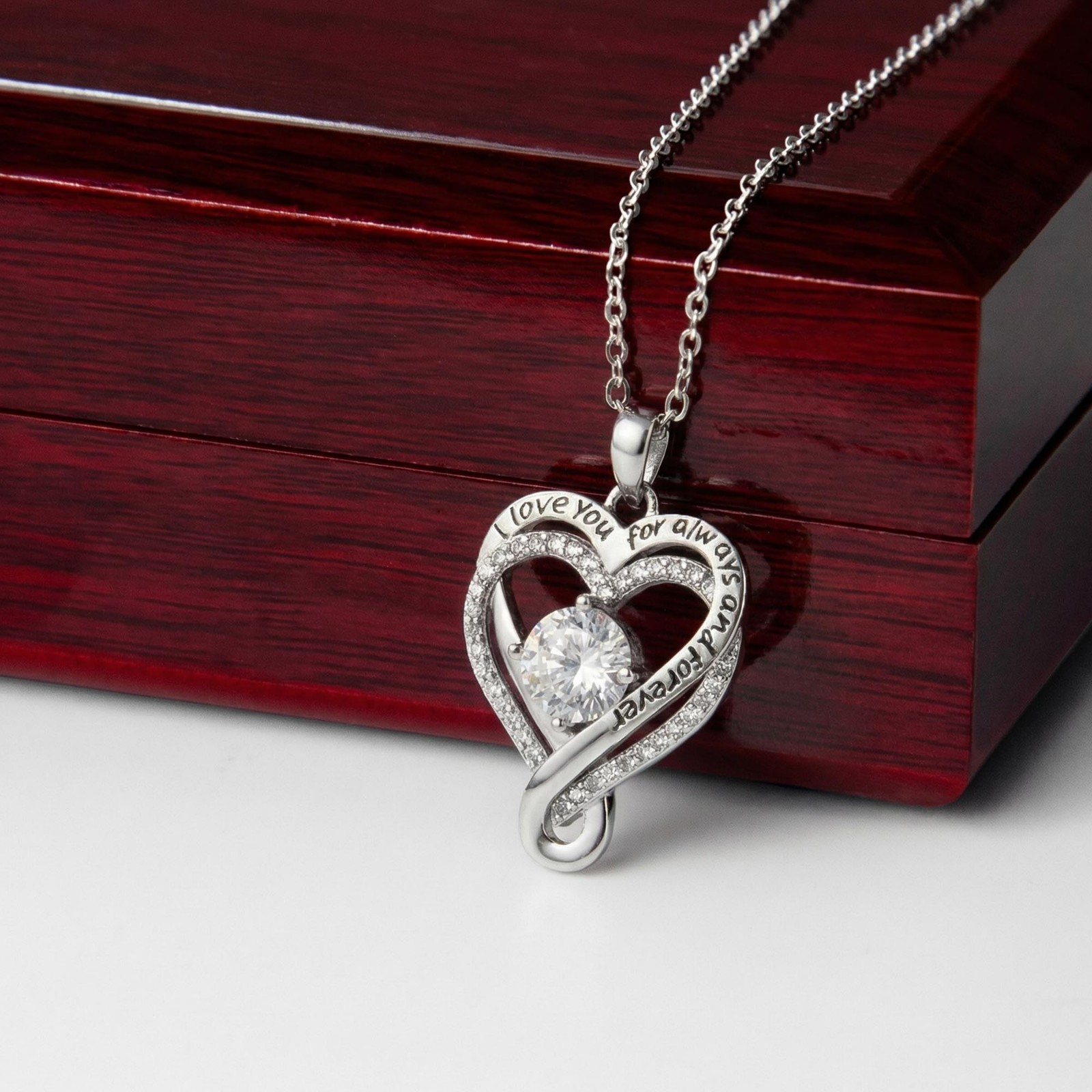 To My Wife Love You Always Necklace Gift Anniversary Birthday Gift For Her 🎁