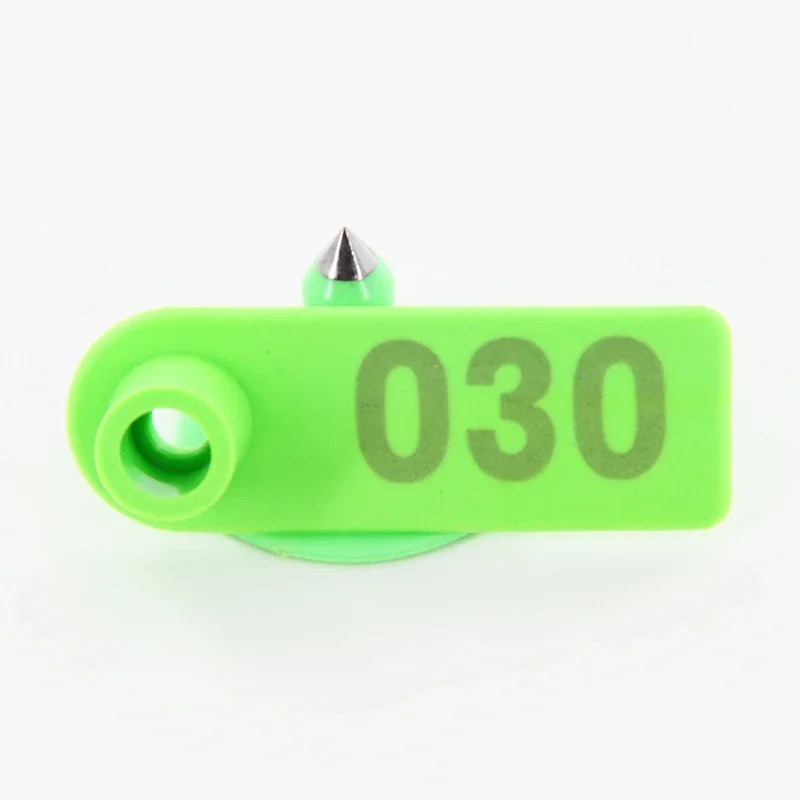 No. 1-500 Sheep Ear Tag Signs with the Word Ear Laser Typing Copper Head Earring