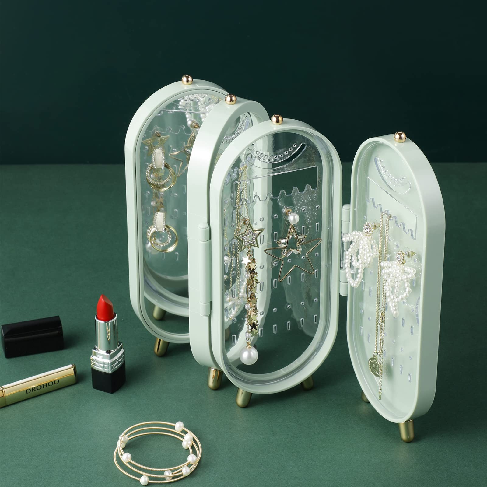 Lejesth 9.3 inches (H) x 4.5 (W) x 2.6 (D), Light Green